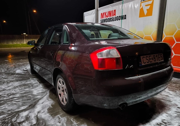 Audi A4 cena 7500 przebieg: 302888, rok produkcji 2002 z Sobótka małe 37